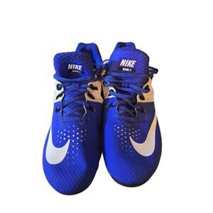 Nike Track & Field Running Shoes Athletic Cleats Blue Black Size 10 806554-400
